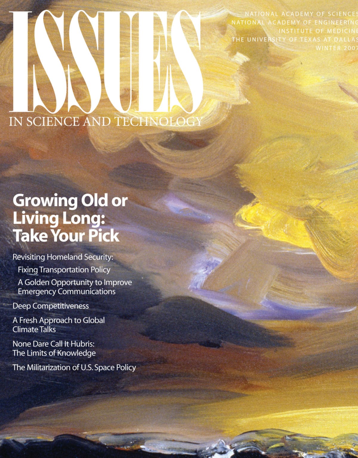 An oil painting of an ocean meeting the horizon