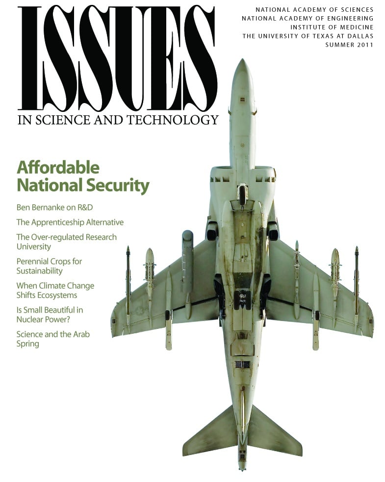 Magazine cover shows the bottom of a harrier jet from below