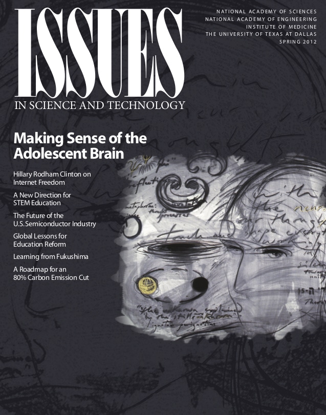 Issues Spring 2012 Making Sense of the Adolescent Brain cover