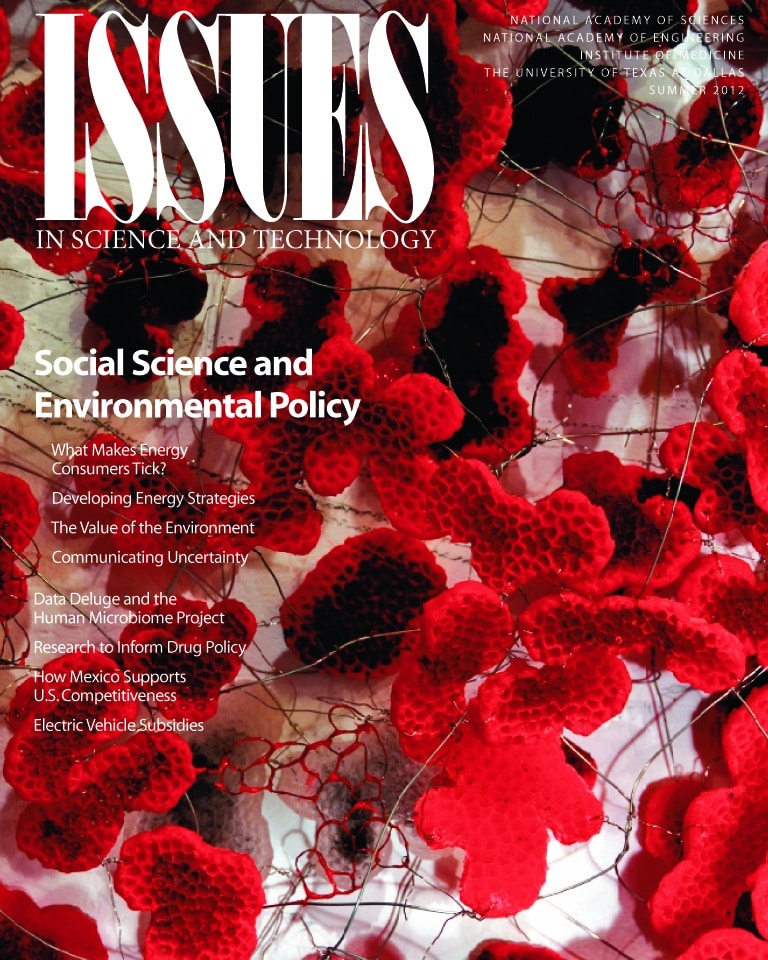 Issues Summer 2017 Social Science and Environmental Policy front cover