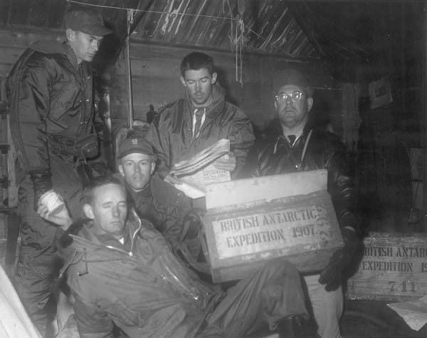 The US Navy’s Operation Deep Freeze I, launched in December 1955, set up facilities in McMurdo Sound, Antarctica, for use in the upcoming International Geophysical Year of 1957-1958.