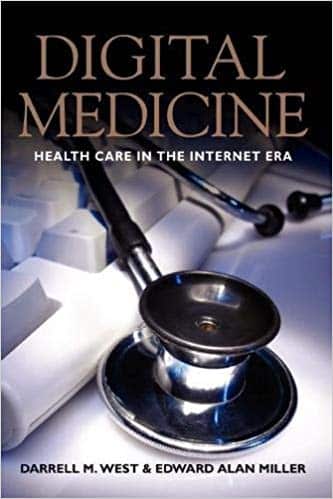 Digital Medicine Book Cover: Stethoscope and computer keyboard