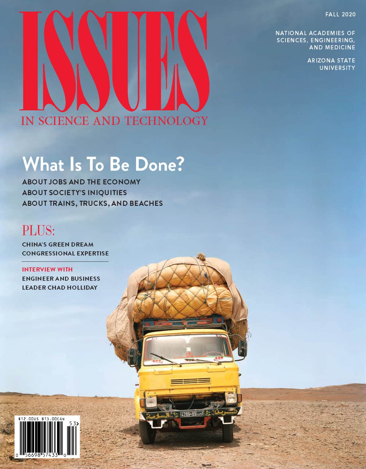 Fall 2020 ISSUES Cover