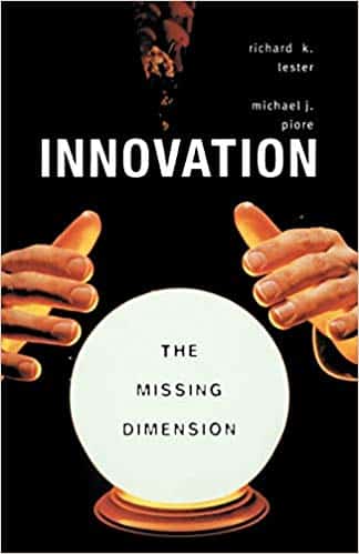 Innovation Book Cover with hands hovering over a crystal ball