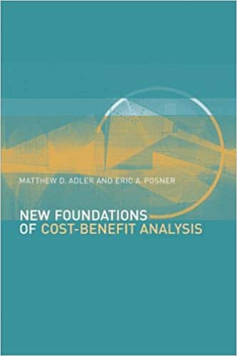 Book cover of New Foundations of Cost Benefit Analysis