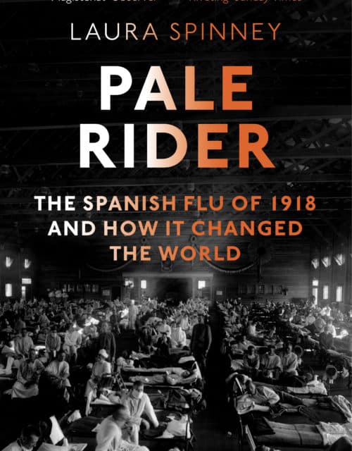 An infirmary in 1918 full of sick patients