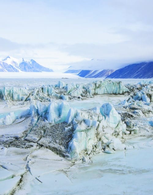 Helen Glazer, "Pressure Ridge Beneath the Double Curtain (2015–2016)