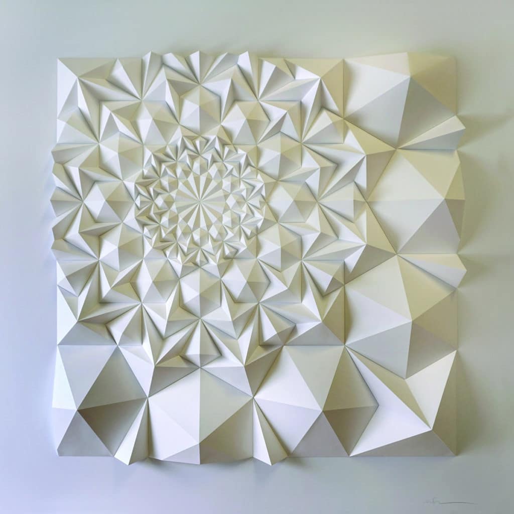 A geometric art piece