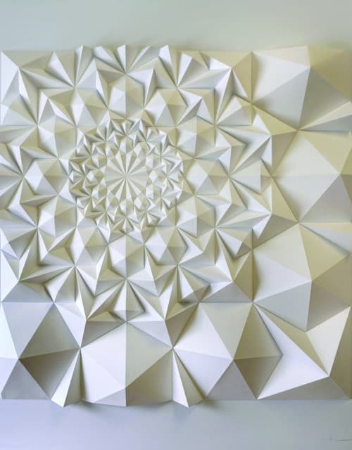 A geometric art piece