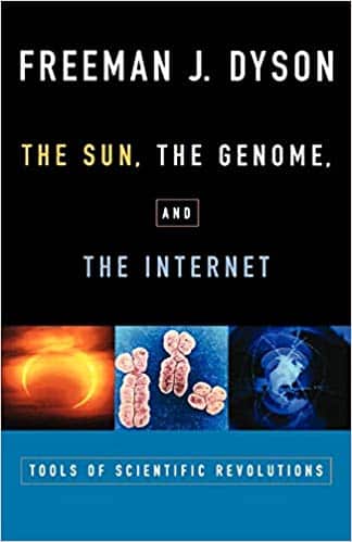 Cover of a book titled The Sun, The Genome and The Internet