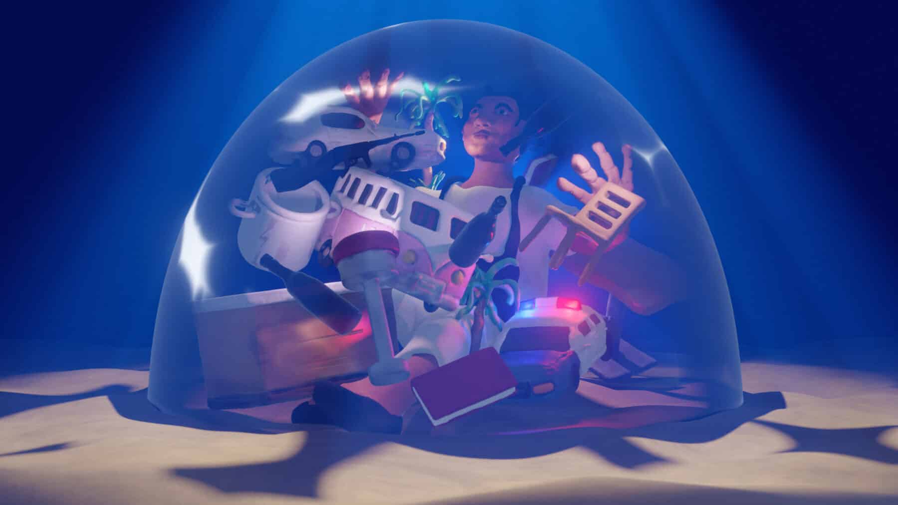 Rey Velasquez Sagcal's illustration for "Resisting Tunnel Vision"