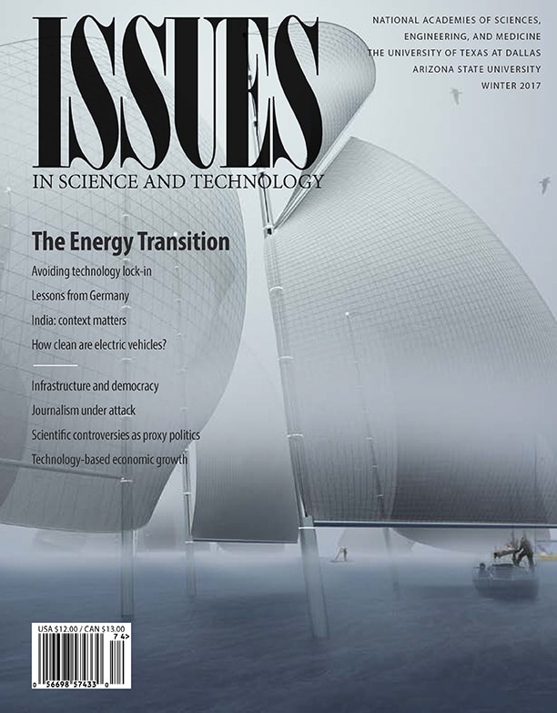 Issues Winter 2017 the energy transition cover